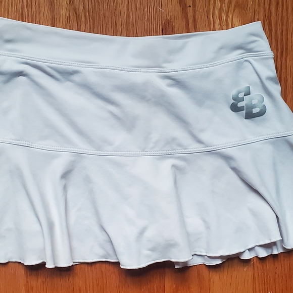 Bundle 2 Tennis Skirts- Bebe White and Blue And White Belenberdel Size M - Picture 9 of 11